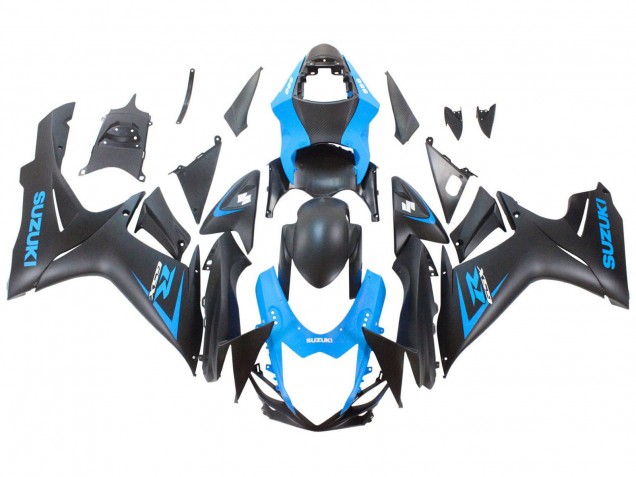Carenado Moto Suzuki GSXR 600 / GSXR 750 2011-2024 - Azul Negro Mate