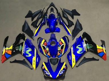 Carenados Moto Yamaha YZF R3/R25 2015-2018 - Azul Amarillo Rojo Negro Verde Monstruo