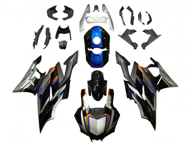 Carenados Moto Yamaha YZF R3/R25 2019-2021 - Plata Naranja Azul Negro