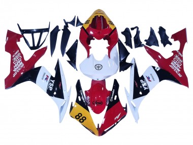 Carenados Moto Yamaha YZF 1000 R1 2004-2006 - Amarillo Rojo Blanco Negro YSP 88