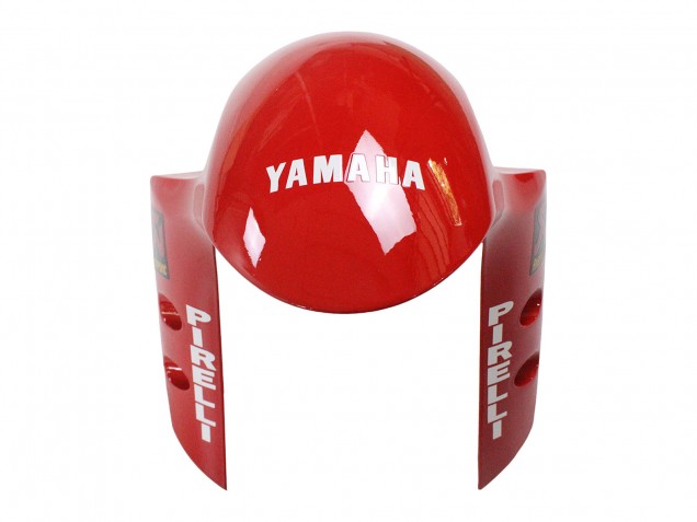 Carenado Moto Yamaha YZF 1000 R1 2015-2019 - Blanco Rojo Negro Milwaukee