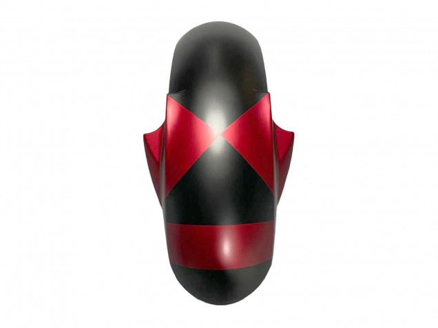 Carenados Moto Yamaha YZF 600 R6 2005 - Negro Mate Rojo Geométrico