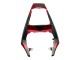 Carenados Moto Yamaha YZF 600 R6 2005 - Negro Mate Rojo Geométrico