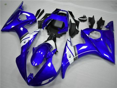 Carenados Moto Yamaha YZF 600 R6 2005 - Azul Blanco