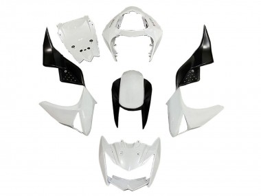 Carenados Moto Kawasaki Z1000 2003-2006 - Blanco Negro Brillante