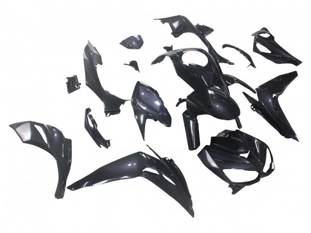 Carenados Moto Kawasaki Z1000 2014-2019 - Negro FibraCarbono