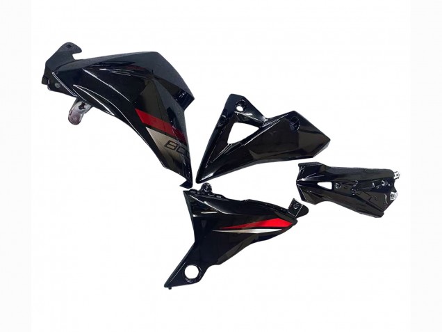 Carenados Moto Kawasaki Z800 2013-2018 - Negro Brillante Rojo
