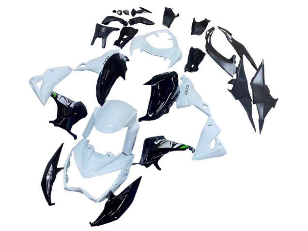 Carenados Moto Kawasaki Z800 2013-2018 - Blanco Negro Brillante Verde