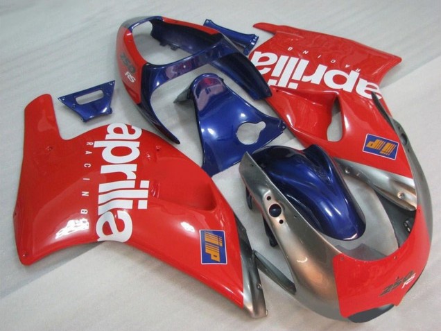Carenados Moto Aprilia RS250 1995-1997 - Rojo Plata Azul Blanco