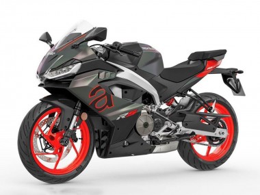 Carenados Moto Aprilia RS457 2024-2025 - Negro Mate Gris Rojo