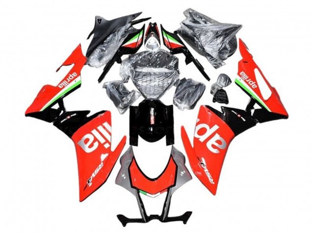 Carenados Moto Aprilia RSV4 1000 2016-2020 - Rojo Plata Negro Verde Blanco