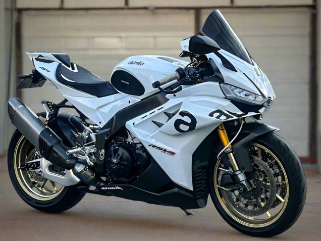 Carenados Moto Aprilia RSV4 1100 2021-2024 - Blanco Negro