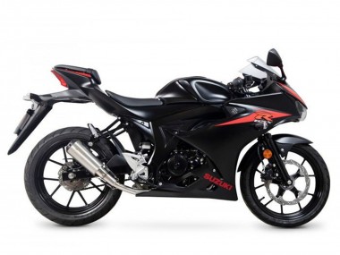 Carenados Moto Suzuki GSXR125 2017-2025 - Negro Rojo Raya