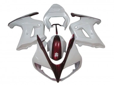 Carenados Moto Suzuki SV650 2003-2013 - Blanco Rojo Caramelo