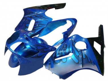 Carenados Moto Kawasaki ZX12R 2002-2006 - Azul Llama Negro