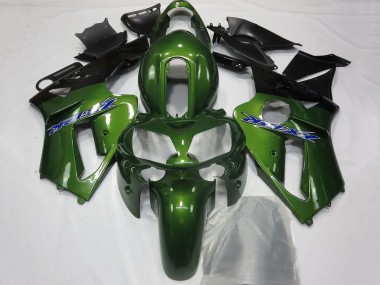 Carenados Moto Kawasaki ZX12R 2002-2006 - Verde Oscuro Negro Azul