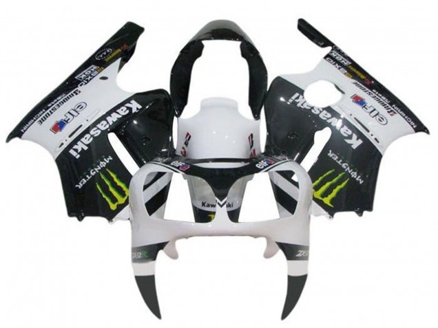 Carenados Moto Kawasaki ZX12R 2002-2006 - Blanco Negro Amarillo Monstruo