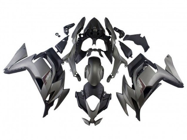 Carenados Moto Kawasaki Ninja 650 EX650 2020-2025 - Gris Mate Negro Mate