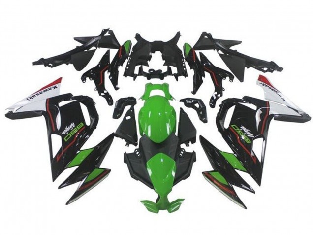 Carenados Moto Kawasaki Ninja 650 EX650 2020-2025 - Verde Negro Blanco Rojo