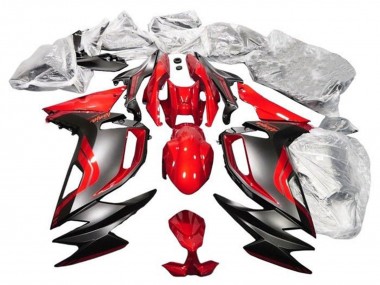 Carenados Moto Kawasaki Ninja 650 EX650 2020-2024 - Rojo Negro Mate