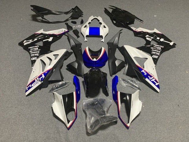 Kits Carenado Moto BMW S1000RR 2009-2014 - Blanco Rojo Azul Negro Brillante HP