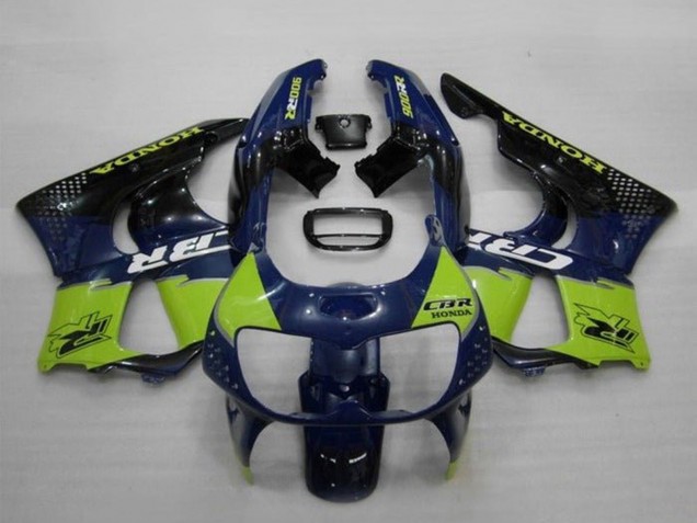 Carenados Moto Honda CBR900RR 893 1994-1995 - Azul Verde Negro Brillante