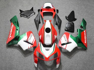 Carenados Moto Honda CBR600RR 2005-2006 - Rojo Mate Blanco Verde