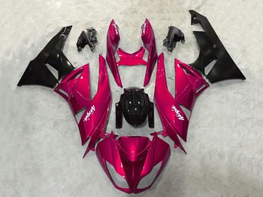 Carenados Moto Kawasaki ZX6R 2009-2012 - Rojo Caramelo Negro Brillante