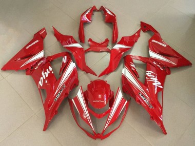 Carenados Moto Kawasaki ZX6R 2013-2018 - Rojo Blanco