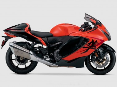 Carenados Moto Suzuki GSXR 1300 Hayabusa 2021-2025 - Naranja Negro Mate