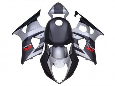 Carenados Moto Suzuki GSXR 1000 2003-2004 - Plata Gris Negro Rojo