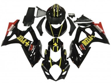 Carenados Moto Suzuki GSXR 1000 2005-2006 - Negro Oro Rizla Rojo