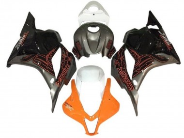 Carenados Moto Suzuki GSXR 1000 2005-2006 - Naranja Plata Negro Blanco