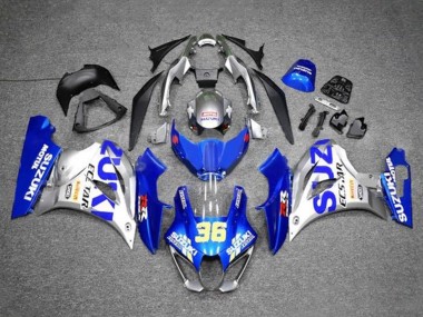 Carenados Moto Suzuki GSXR1000 2017-2024 - Azul Plata Ecstar 36