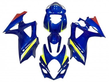 Carenados Moto Suzuki GSXR 1000 2007-2008 - Azul Amarillo Rojo