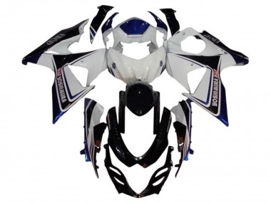 Carenado Moto Suzuki GSXR 1000 2009-2016 - Blanco Azul Negro Yoshimura