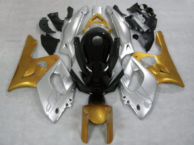Carenados Moto Yamaha YZF600R Thundercat 1996-2007 - Plata Oro Negro Brillante
