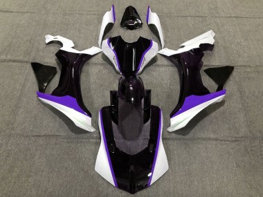Carenados Moto Yamaha YZF 1000 R1 2020-2025 - Blanco Púrpura Negro Brillante