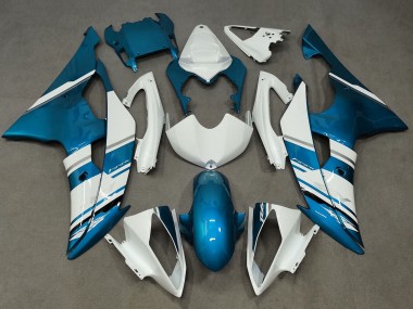 Carenado Moto Yamaha YZF R6 2008-2016 - Blanco Azul