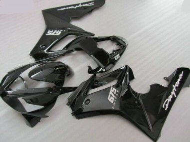 Carenados Moto Triumph Daytona 675 Triple 2006-2008 - Negro Brillante Negro Mate