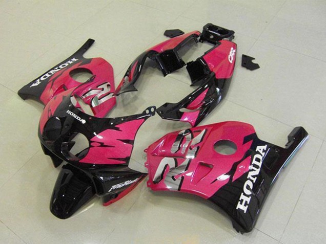 Carenados Moto Honda CBR250RR MC22 1990-1998 - Rosa Negro Brillante