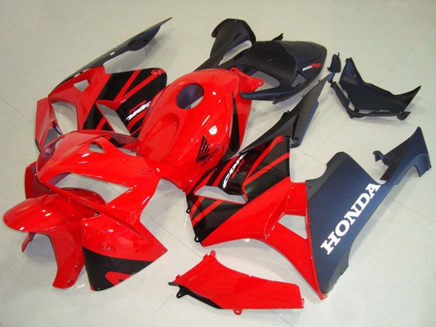 Kits Carenado Moto Honda CBR600RR 2005-2006 - Rojo Negro
