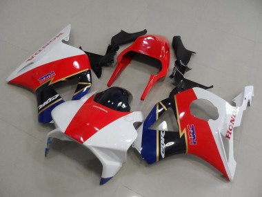Carenados Moto Honda CBR900RR 954 2002-2003 - Rojo Blanco Azul Oscuro