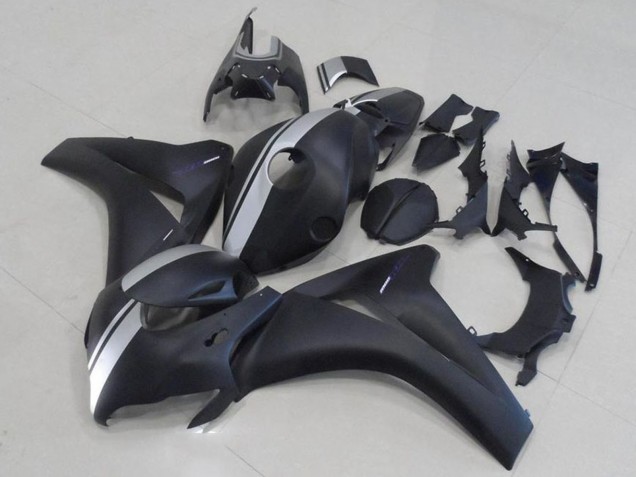 Carenados Moto Honda CBR1000RR 2008-2011 - Negro Mate Plata