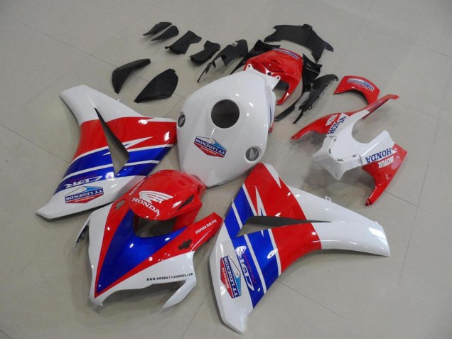 Carenados Moto Honda CBR1000RR 2008-2011 - Blanco Rojo Azul TT Legends Motul