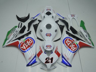 Carenados Moto Honda CBR1000RR 2012-2016 - Blanco Rojo Azul Verde Pata 21