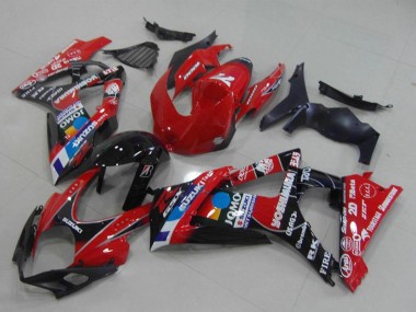 Carenados Moto Suzuki GSXR 1000 2007-2008 - Rojo Negro Azul Blanco JOMO