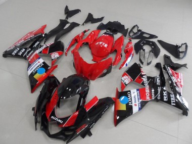 Carenados Moto Suzuki GSXR 1000 2009-2016 - Rojo Azul Amarillo Negro JOMO