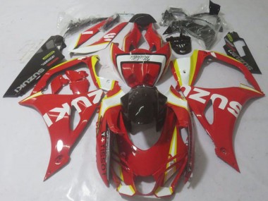 Carenados Moto Suzuki GSXR 1000 2017-2024 - Rojo Amarillo Blanco