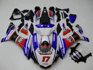 Carenados Moto Yamaha YZF R1 2015-2019 - Blanco Azul Rojo Negro Verde Monstruo